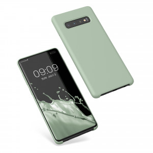 Husa Kwmobile pentru Samsung Galaxy S10 Plus, Silicon, Verde, 49028.172 - Img 2