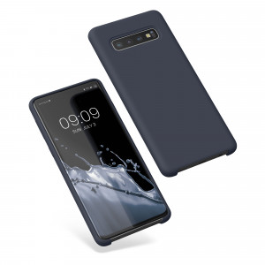 Husa Kwmobile pentru Samsung Galaxy S10, Silicon, Albastru, 47732.186 - Img 2