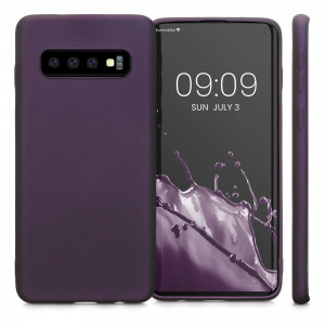 Husa Kwmobile pentru Samsung Galaxy S10, Silicon, Mov, 47452.115 - Img 2