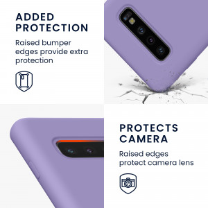 Husa Kwmobile pentru Samsung Galaxy S10, Silicon, Mov, 47732.222 - Img 4