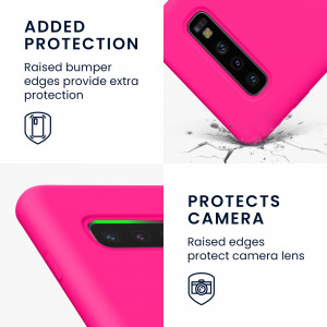 Husa Kwmobile pentru Samsung Galaxy S10, Silicon, Roz, 47732.77 - Img 4