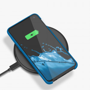 Husa kwmobile pentru Samsung Galaxy S10e, Silicon, Albastru, 47944.228 - Img 2