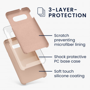 Husa kwmobile pentru Samsung Galaxy S10e, Silicon, Roz, 47944.52 - Img 3
