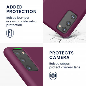 Husa Kwmobile pentru Samsung Galaxy S20 FE, Silicon, Violet, 53605.187 - Img 4