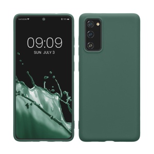 Husa Kwmobile pentru Samsung Galaxy S20 FE, Verde, Silicon, KWM0000121L070C - Img 1