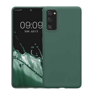 Husa Kwmobile pentru Samsung Galaxy S20 FE, Verde, Silicon, KWM0000121L070C - Img 2