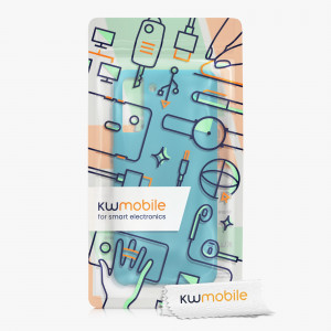 Husa kwmobile pentru Samsung Galaxy S21 Plus, Silicon, Albastru, 54066.205 - Img 7