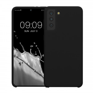 Husa kwmobile pentru Samsung Galaxy S21 Plus, Silicon, Negru, 54066.01 - Img 2