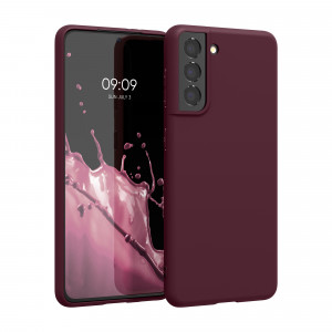 Husa Kwmobile pentru Samsung Galaxy S21, Silicon, Violet, 54055.190 - Img 1