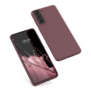 Husa Kwmobile pentru Samsung Galaxy S21, Visiniu, Silicon, KWM000012BS047C - Img 2