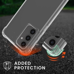 Husa Kwmobile pentru Samsung Galaxy S23 FE, Transparent/Negru, Silicon, KWM000021LL001C - Img 5