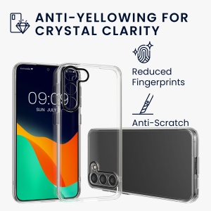 Husa Kwmobile pentru Samsung Galaxy S23 Plus, Transparent, Silicon, KWM000021OV001C - Img 5