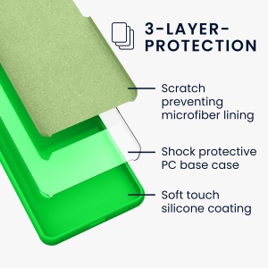 Husa Kwmobile pentru Samsung Galaxy S23, Verde, Silicon, KWM000017WB042C - Img 5