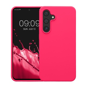 Husa Kwmobile pentru Samsung Galaxy S24 FE, Roz, Silicon, KWM000021WA005C - Img 2