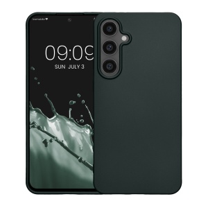 Husa Kwmobile pentru Samsung Galaxy S24 FE, Verde, Silicon, KWM000021WP001C - Img 2