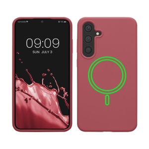 Husa Kwmobile pentru Samsung Galaxy S24 Plus, Roz inchis, Silicon, KWM000021RI002C - Img 1