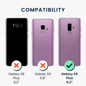 Husa Kwmobile pentru Samsung Galaxy S9 Plus, Silicon, Albastru, 44183.157 - Img 5