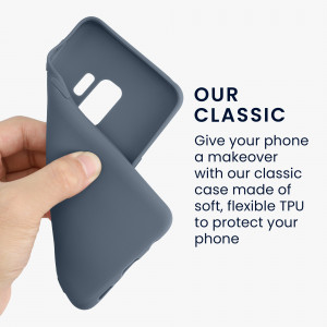 Husa Kwmobile pentru Samsung Galaxy S9, Silicon, Albastru, 44089.202 - Img 4