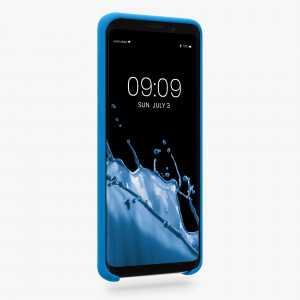 Husa Kwmobile pentru Samsung Galaxy S9, Silicon, Albastru, 44182.157 - Img 3