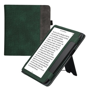 Husa Kwmobile pentru Tolino Epos 3, Verde inchis/Gri, Textil, KWM000017KY002C - Img 1