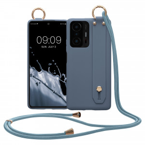 Husa Kwmobile pentru Xiaomi 11T/11T Pro, Silicon, Albastru, 56480.202 - Img 2