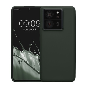 Husa Kwmobile pentru Xiaomi 13T/13T Pro, Verde inchis, Silicon, KWM000020IV007C - Img 2