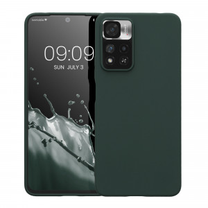 Husa kwmobile pentru Xiaomi Note 11 Pro Plus 5G, Silicon, Verde, 58095.169 - Img 2