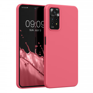Husa Kwmobile pentru Xiaomi Redmi Note 11 Pro/Redmi Note 11 Pro 5G, Silicon, Coral, 57373.103 - Img 1