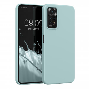 Husa Kwmobile pentru Xiaomi Redmi Note 11 Pro/Redmi Note 11 Pro 5G, Silicon, Verde, 57373.200 - Img 1