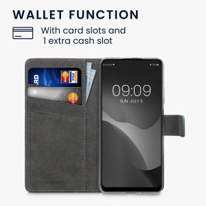 Husa Kwmobile pentru Xiaomi Redmi Note 11 Pro/Redmi Note 11 Pro 5G, Piele ecologica, Multicolor, 56716.02 - Img 4