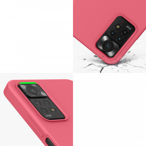 Husa Kwmobile pentru Xiaomi Redmi Note 11 Pro/Redmi Note 11 Pro 5G, Silicon, Coral, 57373.103 - Img 8