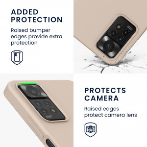 Husa kwmobile pentru Xiaomi Redmi Note 11 Pro/Redmi Note 11 Pro 5G/Redmi Note 12 Pro , Silicon, Roz, 57373.154 - Img 4