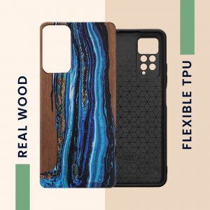 Husa kwmobile pentru Xiaomi Redmi Note 11 Pro/Redmi Note 11 Pro 5G/Redmi Note 12 Pro , Lemn, Multicolor, 57381.13 - Img 5