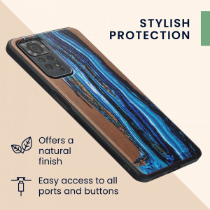 Husa kwmobile pentru Xiaomi Redmi Note 11 Pro/Redmi Note 11 Pro 5G/Redmi Note 12 Pro , Lemn, Multicolor, 57381.13 - Img 7