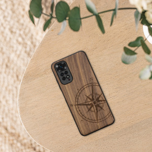Husa Kwmobile pentru Xiaomi Redmi Note 11/Redmi Note 11s, Lemn, Maro, 57386.01 - Img 3