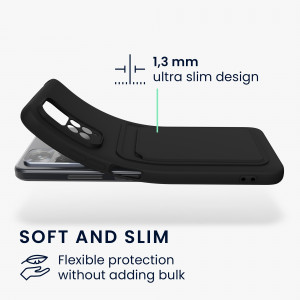 Husa Kwmobile pentru Xiaomi Redmi Note 11/Redmi Note 11s, Silicon, Negru, 57384.47 - Img 3