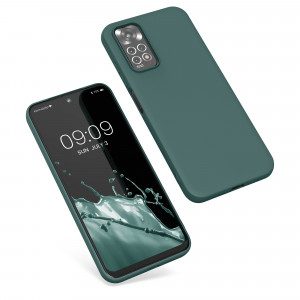 Husa Kwmobile pentru Xiaomi Redmi Note 11/Redmi Note 11s, Silicon, Verde, 57368.169 - Img 2