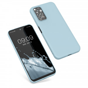 Husa Kwmobile pentru Xiaomi Redmi Note 11/Redmi Note 11s, Silicon, Albastru, 57368.58 - Img 2