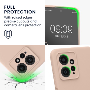 Husa Kwmobile pentru Xiaomi Redmi Note 12, Crem, Silicon, KWM000018UL008C - Img 3