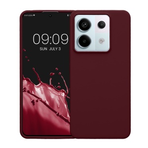 Husa Kwmobile pentru Xiaomi Redmi Note 13 Pro 5G/Poco X6, Visiniu, Silicon, KWM000020LF004C - Img 2
