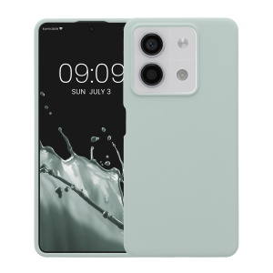 Husa Kwmobile pentru Xiaomi Redmi Note 13, Verde deschis, Silicon, KWM000020LM005C - Img 2