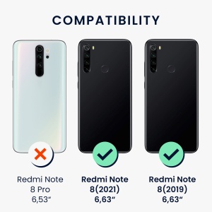 Husa Kwmobile pentru Xiaomi Redmi Note 8, Albastru, Silicon, KWM000010LR005C - Img 6