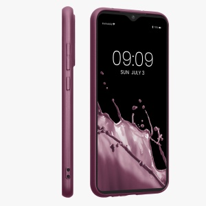 Husa Kwmobile pentru Xiaomi Redmi Note 8, Visiniu, Silicon, KWM000010LR007C - Img 4