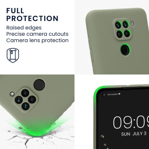 Husa Kwmobile pentru Xiaomi Redmi Note 9, Verde deschis, Silicon, KWM000011FI018C - Img 4