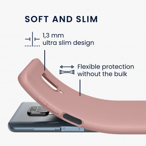 Husa Kwmobile pentru Xiaomi Redmi Note 9S/Redmi Note 9 Pro/Redmi Note 9 Pro Max, Silicon, Roz, 52140.193 - Img 3
