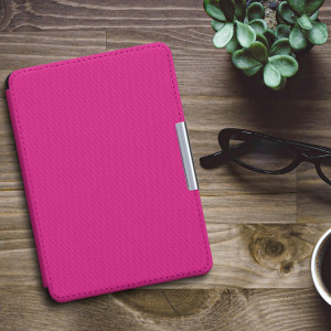 Husa pentru Amazon Paperwhite 7, Kwmobile, Roz, Nylon, 49487.33 - Img 3