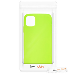 Husa pentru Apple iPhone 11 Pro Max, Silicon, Galben, 49782.75 - Img 7