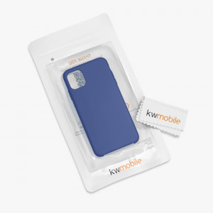 Husa pentru Apple iPhone 11, Silicon, Albastru, 49724.116 - Img 8