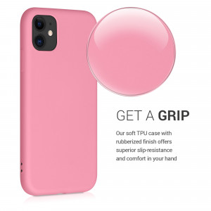 Husa pentru Apple iPhone 11, Silicon, Roz, 50791.212 - Img 5