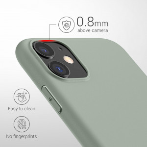 Husa pentru Apple iPhone 11, Silicon, Verde, 49787.172 - Img 4